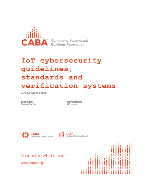 IoT cybersecurity guidelines, standards and verification systems ASHB