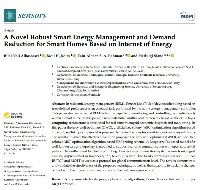 (IS-2021-235) A Novel Robust Smart Energy Management and Demand ...