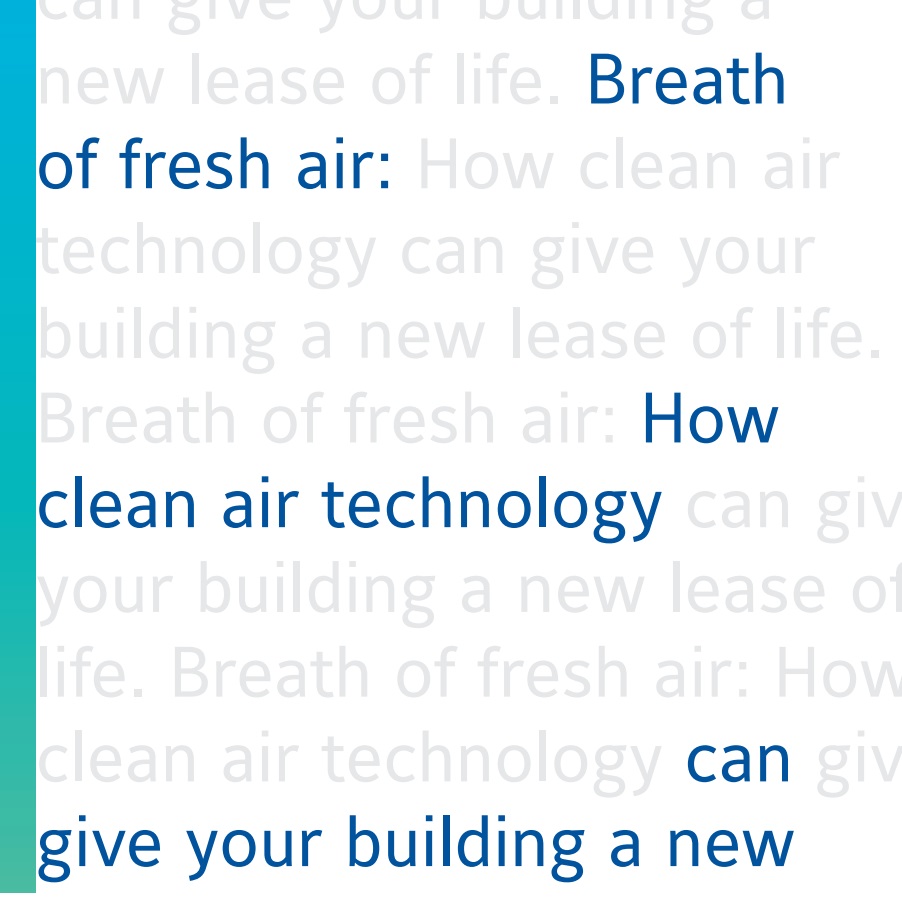 (IS-2022-100) Breath of Fresh of Air - How Clean Air Technology Can ...